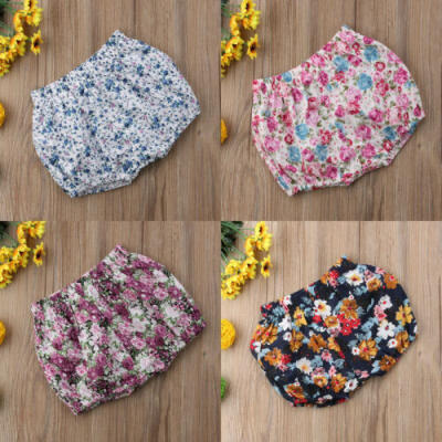 

Baby Infant Toddler kids clothes girls Floral short pants Cotton Shorts Cool