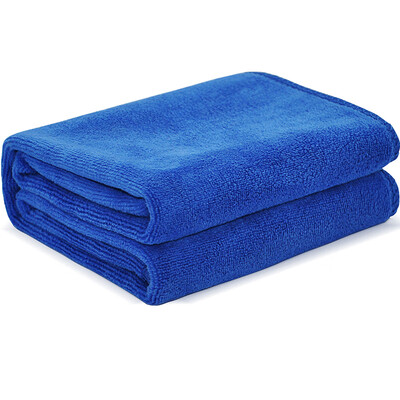 

YUECAR car wash towel thick absorbent wipes cleaning cloth 3070cm blue car supplies