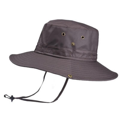 

Summer Outdoor Fishing Sun Protection Wide Brim Bucket Hat Foldable Boonie Cap