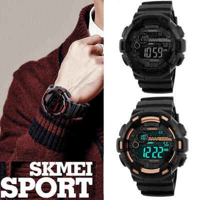 

2018 Mens Waterproof Digital Watch Date Luminous Military Sport Wrist Watch NEW