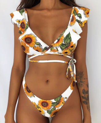 

Womens Padded Push-up Bikini Bra Set Swimsuit Bathing Suit Swimwear Beachwear