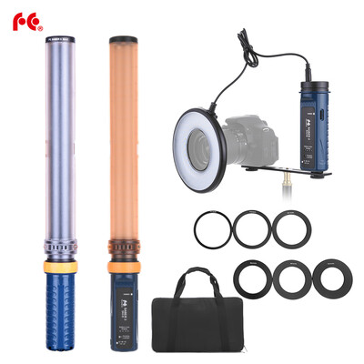 

FalconEyes Professional 3in1 LED Video Photography Light KitRing LightHandle Stick Light4600mAh Battery Pack 3200K5600K Fill