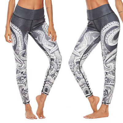 

Tailored Women Workout Chinese Retro Style Leggings Fitness Sport Gym Yoga Athletic Pants