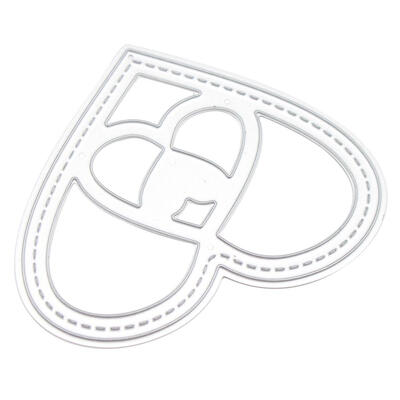 

Heart Cutting Die Stencil Embossing Scrapbook Craft DIY Photo Paper Card