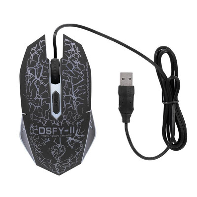 

USB Wired Gaming Keyboard&Mouse Combo Waterproof 3 Color Backlit 2000DPI for Home Office