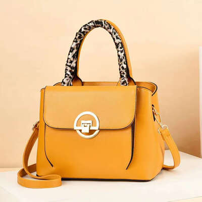 

Shoulder bag handbags new PU leather middle-aged ladies leopard casual fashion soft bag Messenger bag