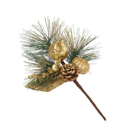 

Artificial Simulation Pine Stems Pine Cone Branches Christmas Tree Decorations Handmade Flower Arrangements Art Crafts