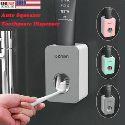 

New Touch Automatic Auto Squeezer Toothpaste Dispenser Hands Free Squeeze out WE