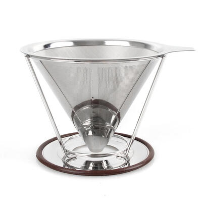 

Stainless Steel Hand Coffee Filters Pour Over Coffee Dripper Mesh Strainer