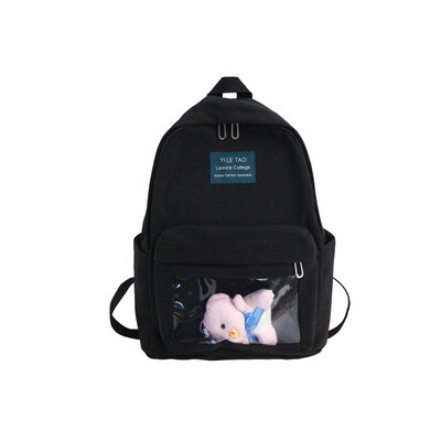 

Shoulder bags are ancient girlsschoolbags Korean version of University&high school students transparent campus ins wind Backp