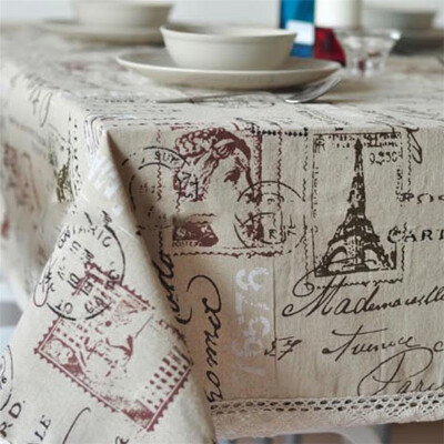 

Lace Cotton Linen Table Cloth Europeant Vintage Style Party Home Decor