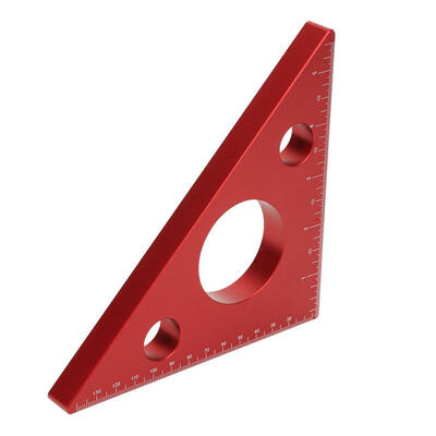 

Greensen Aluminum Alloy Right Angle Ruler DIY Woodworking Triangle Ruler Measuring Gauging Tool