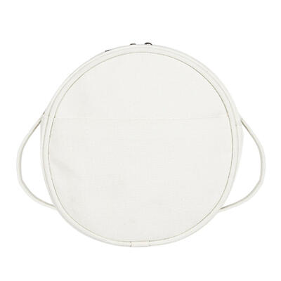 

Round Women Canvas Crossbody Bags Casual Shoulder Circle Messenger Bags