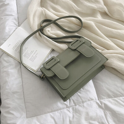 

Advanced sense of the modern texture simple bag female 2019 new wave Korean version of the wild shoulder slung fashion small square bag