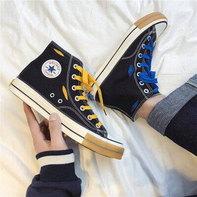 

Fashionable breathable canvas shoes mens shoes
