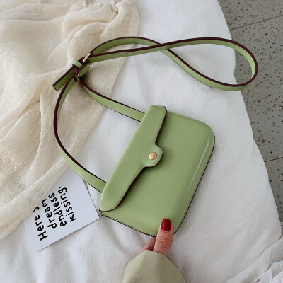 

French Handbg New Womens 2019 Summer Shoulder Bags Korean Simple Western Small female Messenger Bag PU Fashion Crossbody Bag