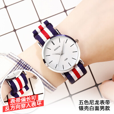 

Womens watch waterproof fashion trend student quartz couple watch Korean version of the simple casual womens watch