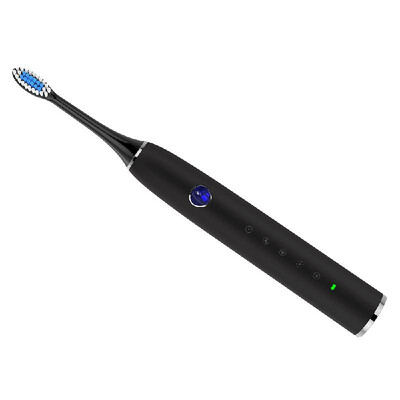 

QYG Rechargeable Electric Toothbrush 5 Brushing Modes 31000 to 40000VPM Plaque Deep Clean Toothbrush with 2mins Timer 2 Dupont Bri