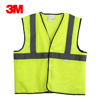 

3M V10M0 High Visibility Reflective Vest Security Working Clothes Safety Waistcoat Motorcycle Cycling Warning Day Night Use