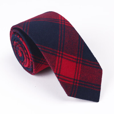 

Mens cotton striped plaid tie 51 cotton tie European&American casual tie cross-border wholesale one generation