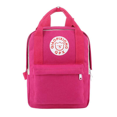 

Women Backpack Letter Bear Print Handbag Student Girls Travel School Bag