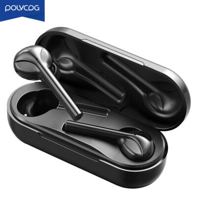 

POLVCDG S09 TWS Wireless Bluetooth IPX5 Fingerprint Touch Earphones w Mic