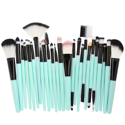 

Toponeto 25pcs Cosmetic Makeup Brush Blusher Eye Shadow Brushes Set Kit