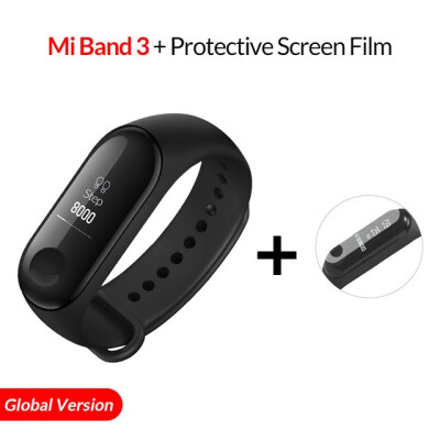 

In Stock Xiaomi Mi Band 3 Smart Wristband Fitness Bracelet MiBand Band 3 Big Touch Screen OLED Message Heart Rate Time Smartband