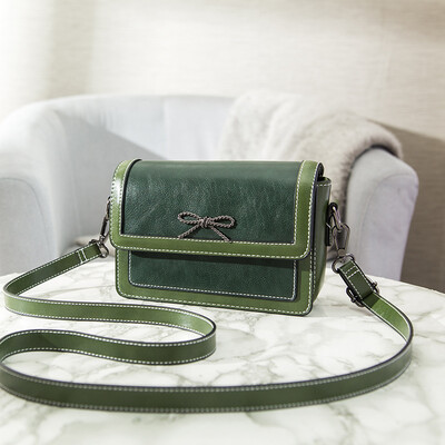 

High-level sensitive little girl 2019 fashion casual one-shoulder oblique satchel Korean version hit color square bag