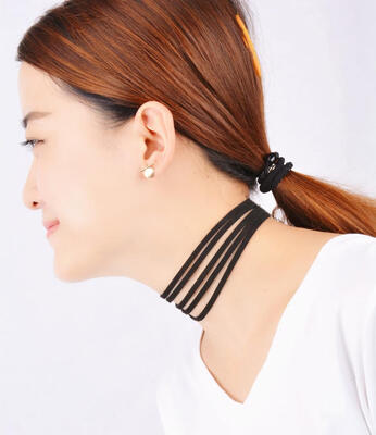 

Harajuku 90s Black Velvet Choker Necklace 5 layers Goth Gothic Handmade Ribbon Collar Necklaces Retro Burlesque Free Shipping