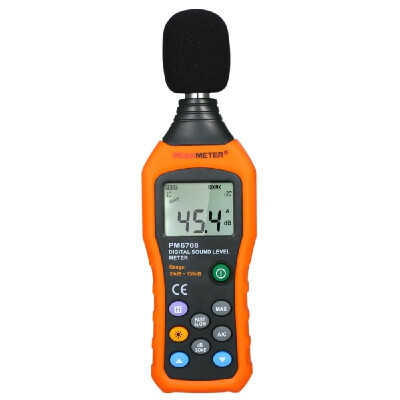 

PEAKMETER High Accuracy LCD Digital Noisemeter Sound Level Meter 30-130dB Noise Volume Measuring Instrument Decibel Monitoring Tes