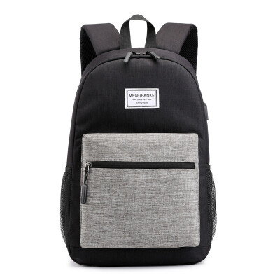 

Backpack male couple computer bag New anti-theft backpack USB charging bag