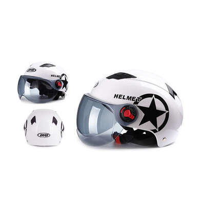 

Bike Motorcycle Half Face Helmet Sunscreen Ultraviolet-proof Protective Unisex Protective Gears Motorcycle Accessories