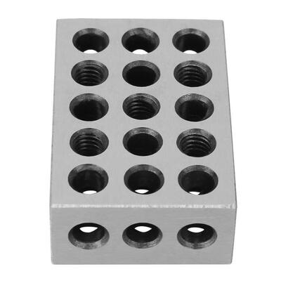 

Greensen 1 2 3 Blocks Gauge Steel Engineers Blocks 00002" High Accuracy 23 Holes Milling Tool Accessory