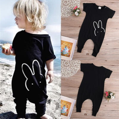 

Newborn Infant Baby Boy Girl Quoted Toddler Romper Jumpsuit Bodysuit Clothes