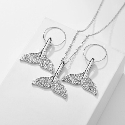 

3PCS Women Trendy Earrings&Necklace Sets Bee Animal With Pearl Female Jewelry Women Wedding Jewelry Gold Chain Jewelry Sets