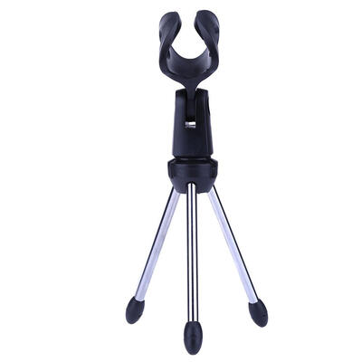 

Mini Foldable Desktop Tripod Microphone Mound Holder Mic Stand