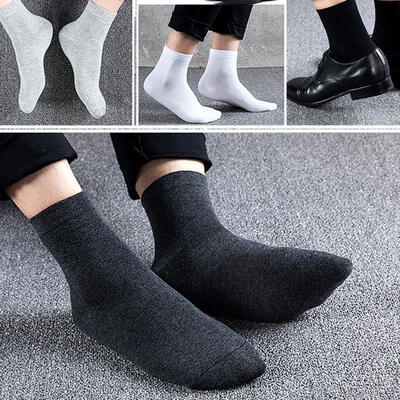 

Men Socks Winter Thermal Casual Soft Cotton Sport Sock Gift Black Grey White