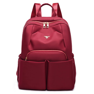 

Shoulder bag lady canvas large capacity business computer bag Oxford Travel Backpack lady schoolbag nylon