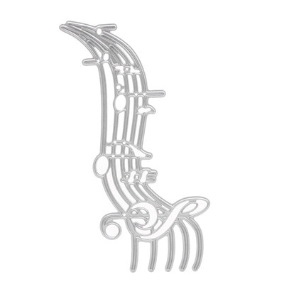 

Metal Music Notes Cuttings Template DIY Scrapbook Embossing Paper Card