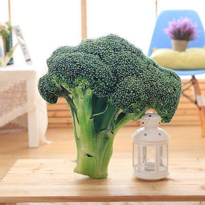 

3D Broccoli Potato Cushion Back for Office Chair Home Decorative Throw Pillows Creative Gift Vegetables Pillow Kid Toy