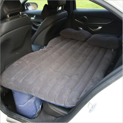 

Multifunctional Car Flocking Air Mattress Undulating Style Inflatable Bed Back Seat Cushions for Travel Camping