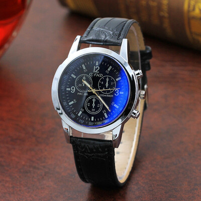 

Blu-ray watch neutral womens watch fashion mens watch leather belt quartz watch explosion models