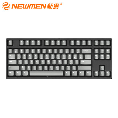 

Upstart Newmen C87 87 key cherry axis mechanical keyboard office keyboard wired keyboard game keyboard black axis black