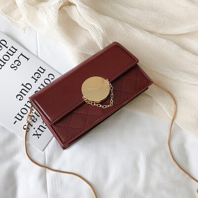 

Advanced sense bag foreign air female bag new 2019 tide wild ins chain bag texture French small messenger bag