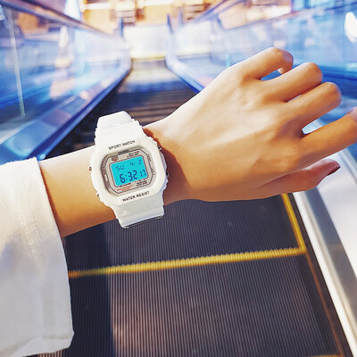 

Electronic Watches for Female Middle School Students Boys&Korean Edition Simple Annual Sports Waterproof Night Light Ins Wind