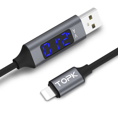 

TOPK DLine2 Real-time Display Of Current&Voltage Cable for iphone 7 8 X Xs