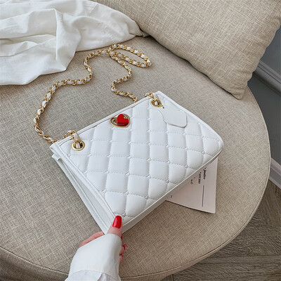 

Net red ins leisure bag small fresh girl chain small square bag new 2019 womens bag shoulder Messenger bag