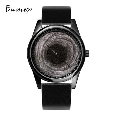 

Festival gift Enmex creative design wrist watch vein fate winding deep temperament wrist watch