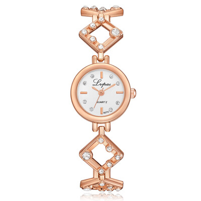 

LVPAI brand alloy Epoxy bracelet watch foreign trade explosion models womens diamond trend quartz watch